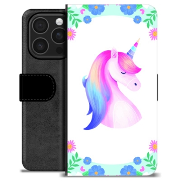 Husă Portofel Premium - iPhone 16 Pro - Unicorn