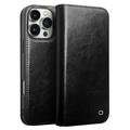Husă Piele Portofel iPhone 16 Pro - Qialino Classic