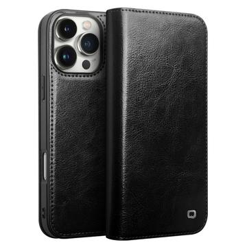 Husă Piele Portofel iPhone 16 Pro - Qialino Classic