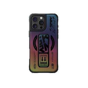Husă cu Grip-Stand iPhone 16 Pro Skinarma Kira Kobai Mag - Holografic