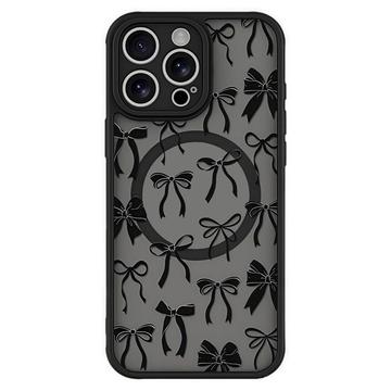 iPhone 16 Pro Husă magnetică protectoare elegantă - Arcuri negre