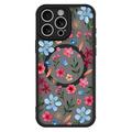 iPhone 16 Pro Husă magnetică protectoare elegantă - Flori colorate