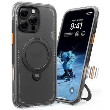 Husă MagSafe pentru iPhone 16 Pro Torras Ostand Q3 Air - Negru