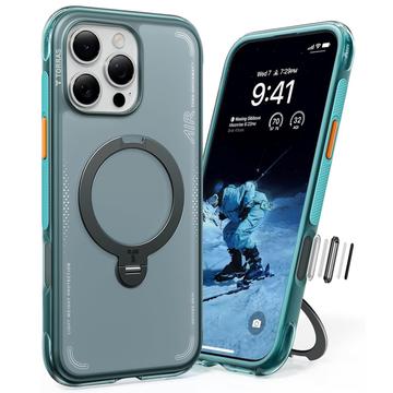 Husă MagSafe pentru iPhone 16 Pro Torras Ostand Q3 Air - Verde