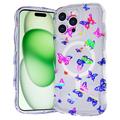Husă MagSafe iPhone 16 Pro Wave-Edge Laser Glitter