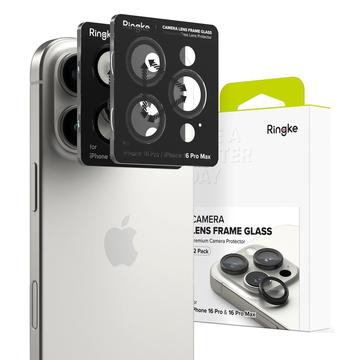 Geam Protecție Obiectiv Camera Sticlă Temperată iPhone 16 Pro/16 Pro Max - Ringke - 2 Buc.