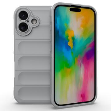 Husă TPU iPhone 16 - Rugged - Gri Deschis