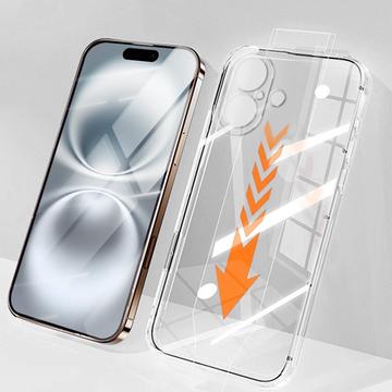 Kit de protecție 2 în 1 iPhone 16 Rurihai - Transparent