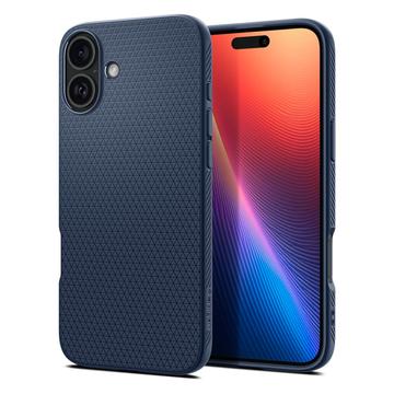 Husă TPU iPhone 16 - Spigen Liquid Air - Bleumarin