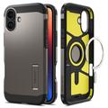Husă iPhone 16 - Spigen Tough Armor Mag - Gunmetal