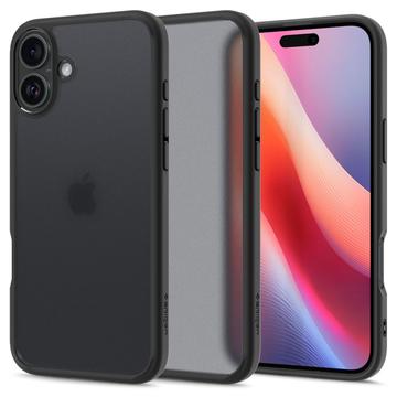 Husă iPhone 16 - Spigen Ultra Hybrid - Negru de îngheț