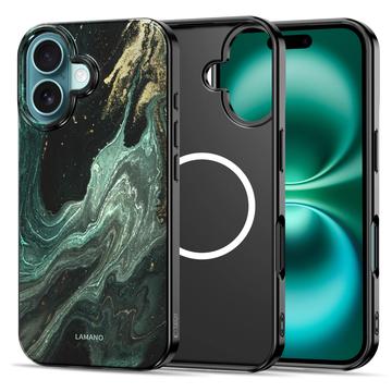 Husă MagSafe iPhone 16 Tech-Protect Lamano - Aură verde