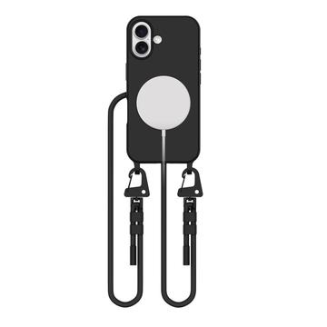 Husă Tech-Protect MagNecklace MagSafe pentru iPhone 16 - Negru