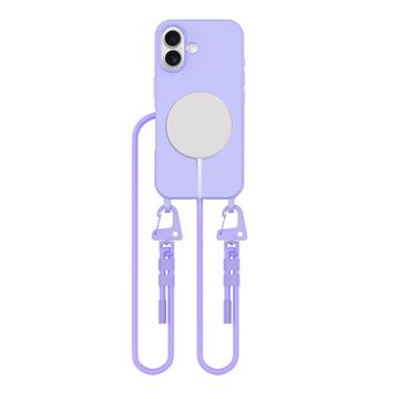 Husă MagSafe iPhone 16 Tech-Protect MagNecklace - Lavandă