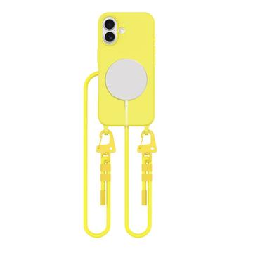 Husă MagSafe iPhone 16 Tech-Protect MagNecklace - Galben