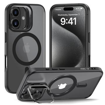 Husă Tech-Protect MagStand MagSafe pentru iPhone 16 - negru mat