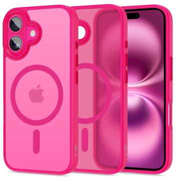 Husă Magmat Tech-Protect pentru iPhone 16 - Compatibilă MagSafe - Roz aprins