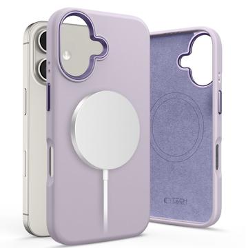 Husă iPhone 16 Tech-Protect Silicon Pure - compatibil MagSafe - Mauve