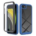 Husă iPhone 16e - 360 Protection - Albastru / Clar