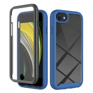 Husă iPhone 16e - 360 Protection - Albastru / Clar