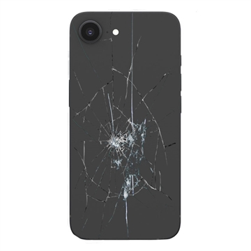 iPhone 16e Back Cover Repair - Glass Only - Negru