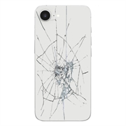 iPhone 16e Back Cover Repair - Glass Only - Alb