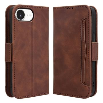 Husă portofel pentru card iPhone 16e - maro