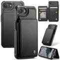 iPhone 16e Caseme C22 Case RFID Card Wallet - Negru