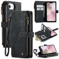 Husă Portofel iPhone 16e - Caseme C30 Multifunctional - Negru