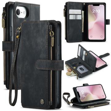Husă Portofel iPhone 16e - Caseme C30 Multifunctional - Negru