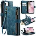 Husă Portofel iPhone 16e - Caseme C30 Multifunctional - Albastru