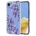 iPhone 16e Husă TPU cu model floral - Glicină
