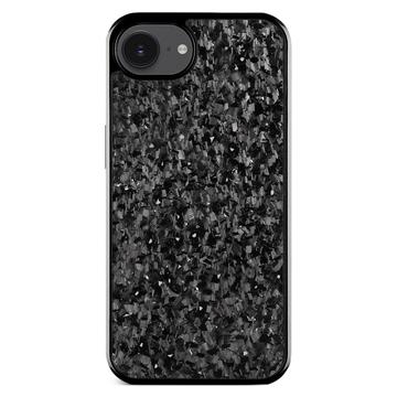 Husă hibridă cu textură forjată pentru iPhone 16e - argintiu