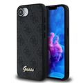 Husă hibridă iPhone 16e/17e Guess 4G - Negru