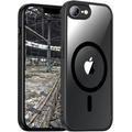 Husă iPhone 16e JT Berlin Pankow Hybrid MagSafe - Negru / Transparent