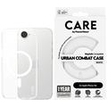 Husă iPhone 16e PanzerGlass Care Urban Combat - compatibilă cu MagSafe - Alb