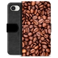 Husă Portofel Premium - iPhone 16e - Boabe de Cafea