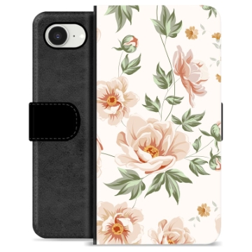 Husă Portofel Premium - iPhone 16e - Floral