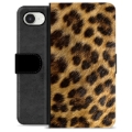 Husă Portofel Premium - iPhone 16e - Leopard