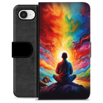 Husă Portofel Premium - iPhone 16e - Meditație