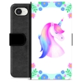 Husă Portofel Premium - iPhone 16e - Unicorn