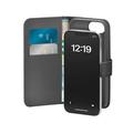 iPhone 16e Puro Wallet Case cu 2 sloturi pentru carduri - Negru