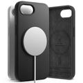 Husă iPhone 16e - Ringke Liquid Silicone MagSafe - Negru