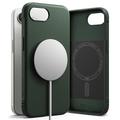 Husă iPhone 16e/17e - Ringke Liquid Silicone MagSafe - Verde Închis