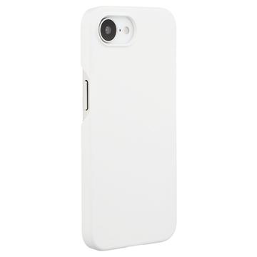 Husă Plastic Cauciucat iPhone 16e - Alb