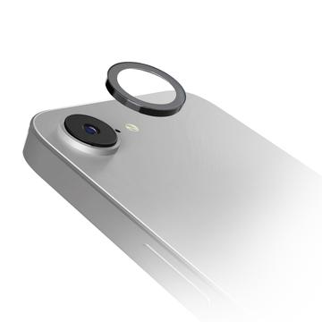 iPhone 16e SBS Protector pentru obiectivul unei singure camere - 9H - Negru