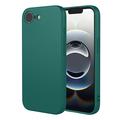 Husă din silicon rezistentă la șocuri pentru iPhone 16e - Verde negricios