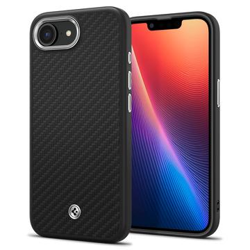 iPhone 16e Spigen Enzo Aramid Mag Case - compatibil MagSafe - negru / natural