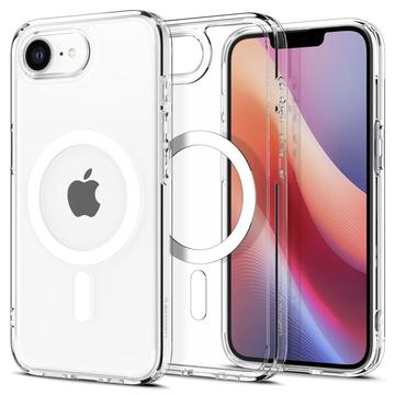 Husă iPhone 16e - Spigen Ultra Hybrid Mag - Alb / Clar
