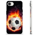 Husă TPU - iPhone 16e - Fotbal în Flăcări